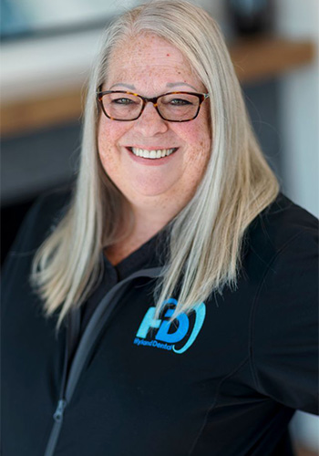 Dental office manager Marie